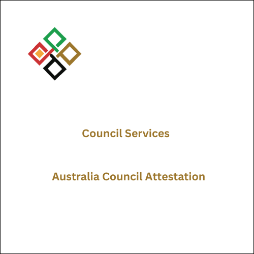 Australia Council Attestation