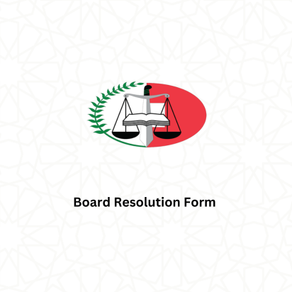 Board Resolution Form