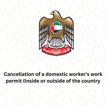 Cancellation of a domestic worker's work permit (inside or outside of the country)